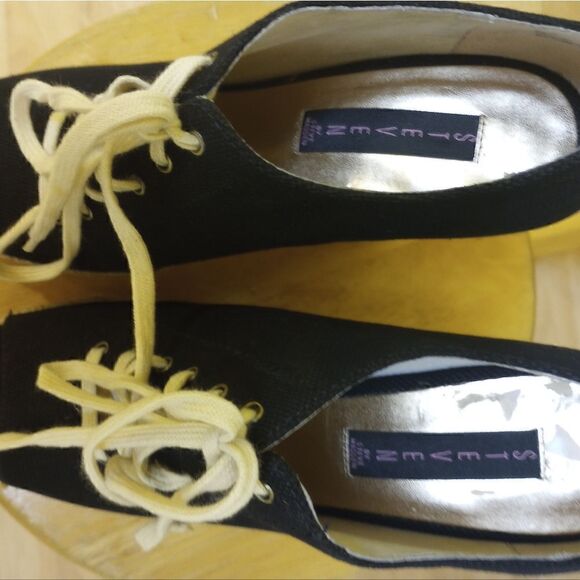 - Steve Madden canvas lace up wedge espadrilles - Picture 5 of 12